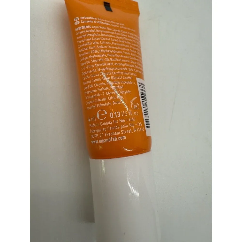 Nip + Fab Exfoliate Glycolic Glow Tonic 2% 1oz, Scrub Fix 0.7oz, Free Vitamin C